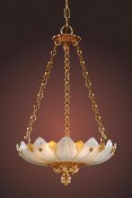  6192/10 - 10 Light Pendant In Dark Rust And Venetian Pi