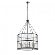  82079/10 - Solace 30'' Wide 10-Light Pendant - Matte Black