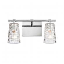  82181/2 - Lightweave 15'' Wide 2-Light Vanity Light - Polished Nickel