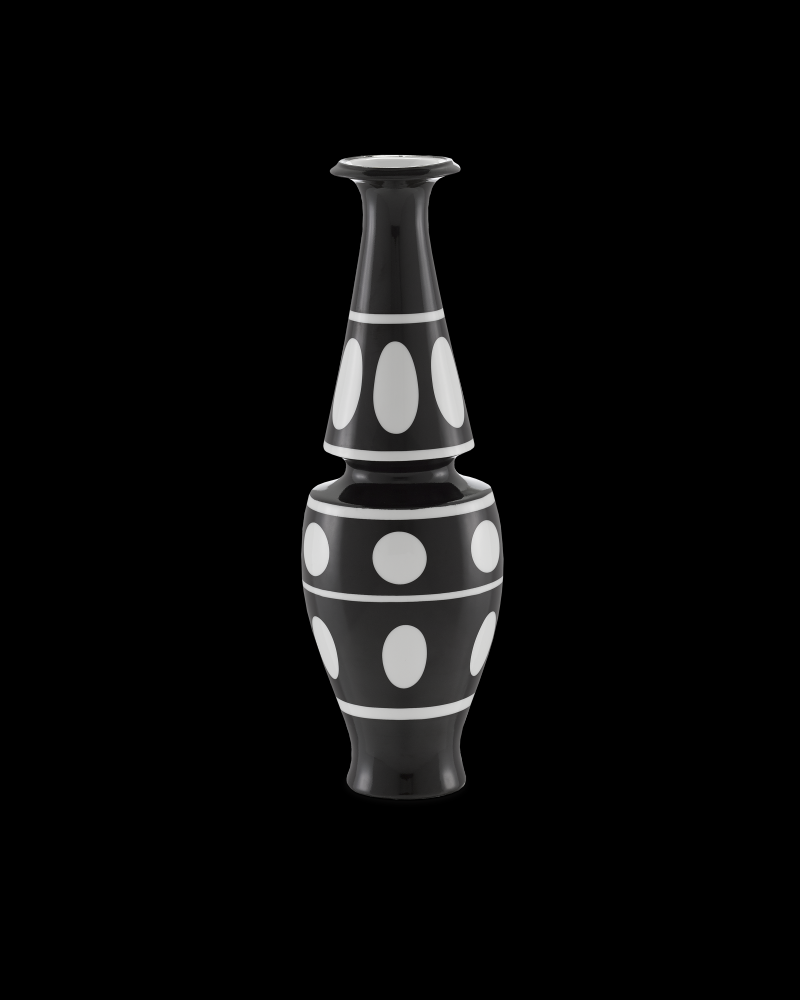 De Luca Black & White Vase