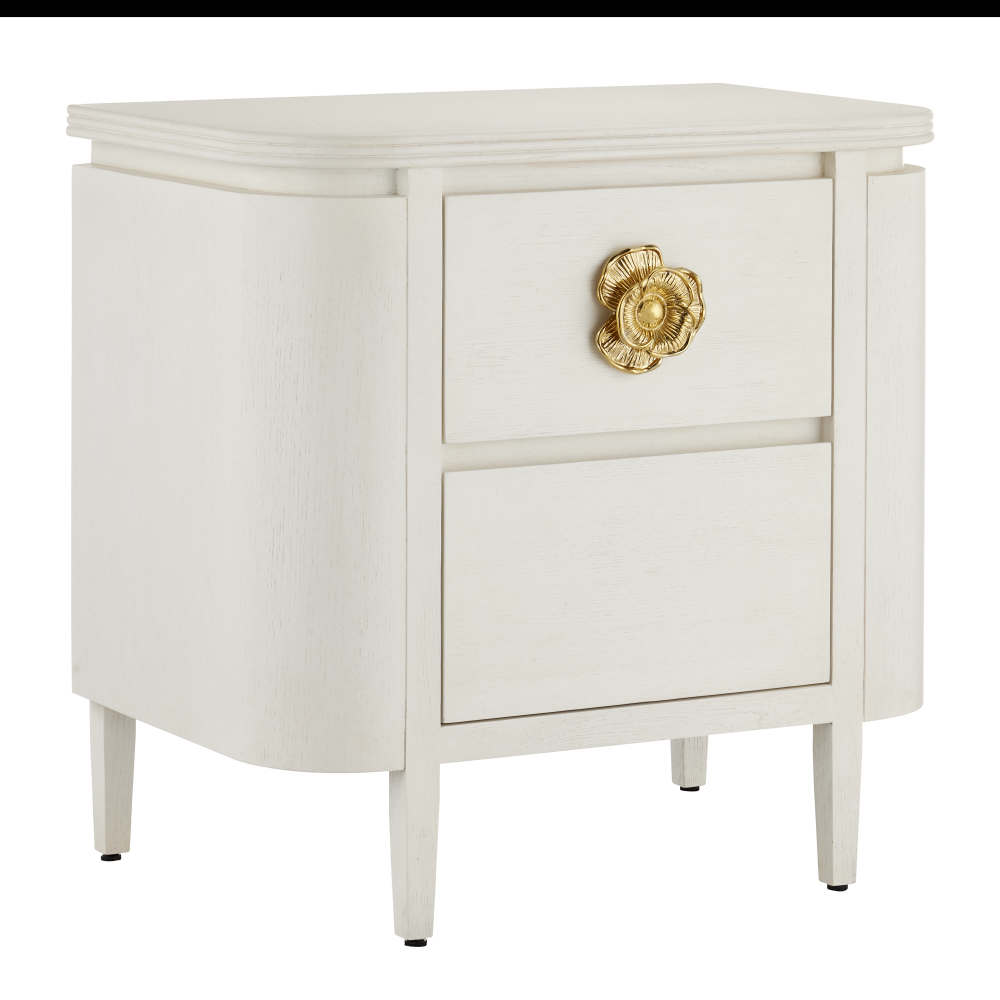 Briallen White Nightstand