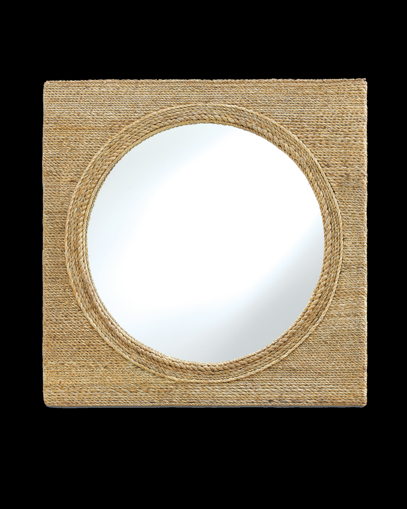 Tisbury Small Square Rope Mirror