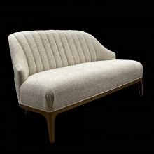  7000-0772 - Inga Settee, Crhom Nona Oatmea