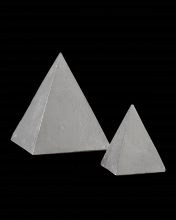  1200-0273 - Mandir Nickel Pyramid Set of 2