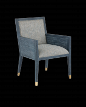  7000-0852 - Santos Vintage Navy Armchair,