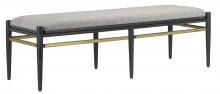  7000-0312 - Visby Black Bench, Arita Smoke