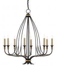  9000-0214 - Folgate Small Black Chandelier