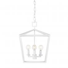  9000-0978 - Denison Small White Lantern