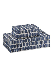 Currey 1200-0199 - Indigo Box Set of 2